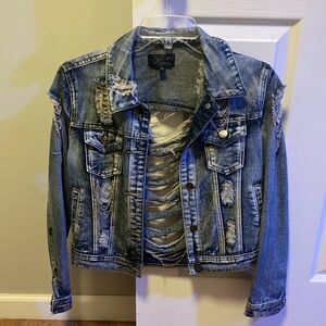 Chain jean jacket
